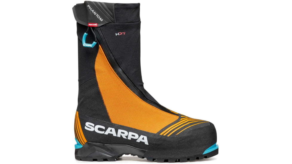 Scarpa Phantom 6000 Mountaineering Boots, Black/Orange, 42, 87409/500-BlkOrg-42