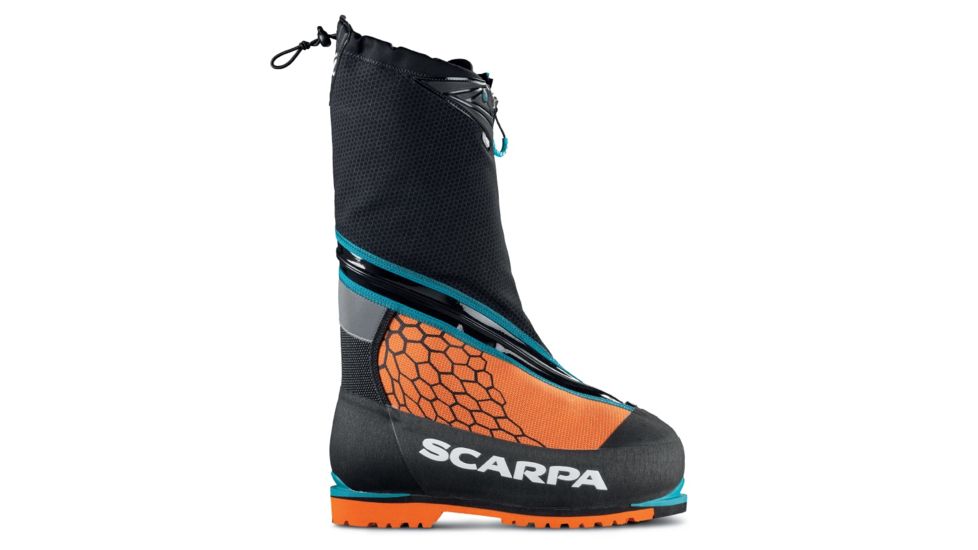 Scarpa Phantom 8000 Mountaineering Boot - Unisex, Black/Orange, 40 EU 87400/500-BlkOrg-40
