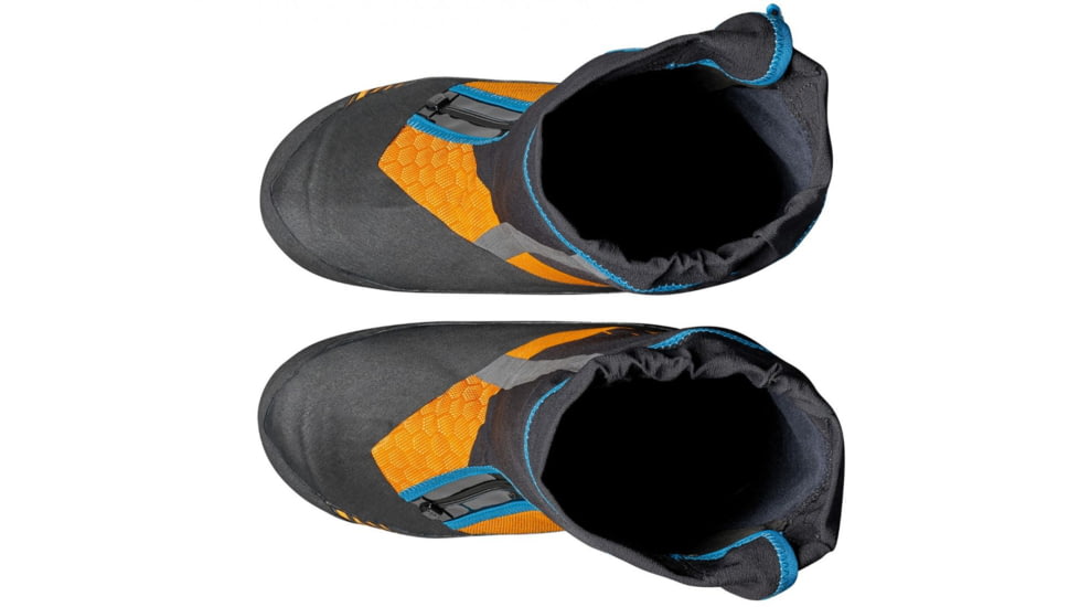 Scarpa Phantom 8000L HD Shoes, Black/Bright Orange, 44, 87401L/500-BlkBorg-44