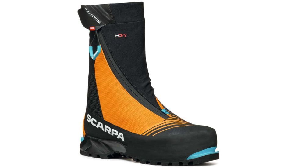 Scarpa Phantom Tech HD Shoes, Black/Bright Orange, 45.5, 87426/210-BlkBorg-45.5