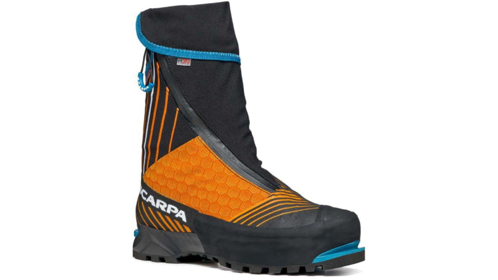 Scarpa Phantom Tech Mountaineering Shoes, Black/Bright Orange, 38.5, 87425/210-BlkBorg-38.5