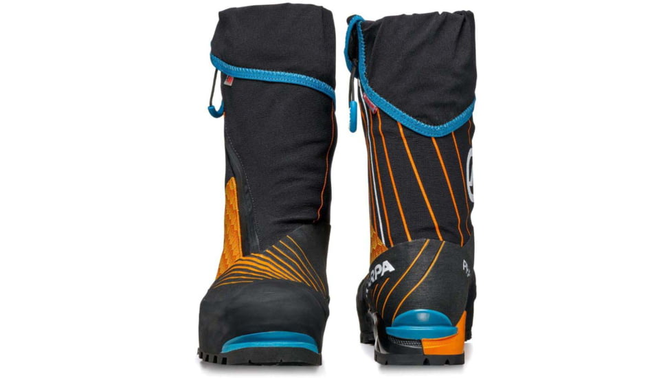 Scarpa Phantom Tech Mountaineering Shoes, Black/Bright Orange, 38.5, 87425/210-BlkBorg-38.5