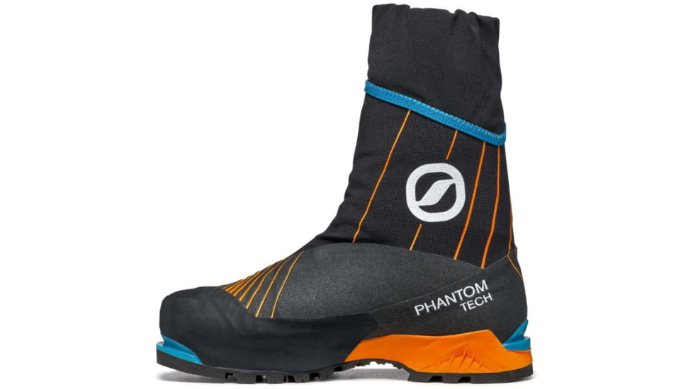 Scarpa Phantom Tech Mountaineering Shoes, Black/Bright Orange, 38.5, 87425/210-BlkBorg-38.5