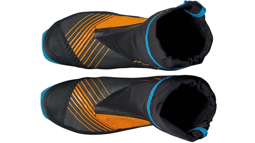 Scarpa Phantom Tech Mountaineering Shoes, Black/Bright Orange, 38.5, 87425/210-BlkBorg-38.5