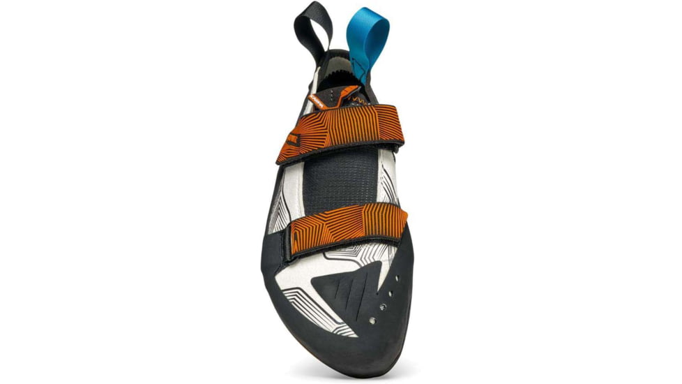 Scarpa Quantic Climbing Shoes - Mens, Dust Grey/Mango, 42, 70038/000-DgryMang-42