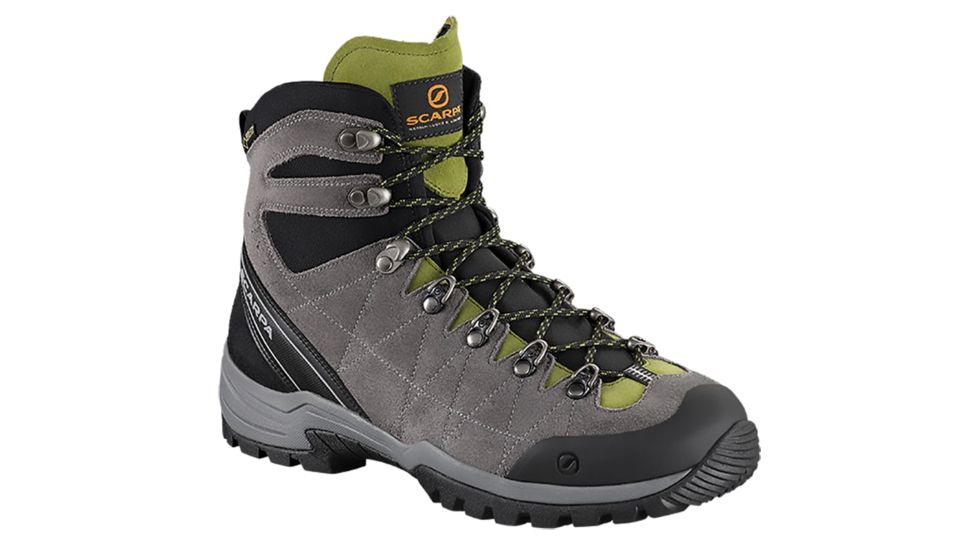 Scarpa R-Evolution GTX Backpacking Boot - Men's, Titanium/Grasshopper, 43.5 EU 60256/201-TitGrshop-43.5