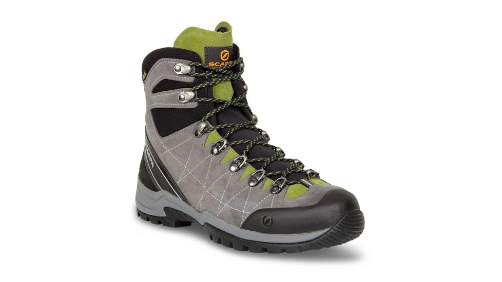 Scarpa R-Evolution GTX Backpacking Boot - Mens, Titanium/Grasshopper, 43.5, 60256/201-TitGrshop-43.5