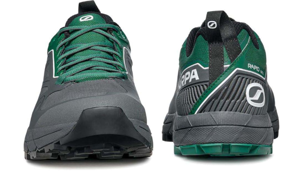 Scarpa Rapid GTX Shoes - Mens, Anthracite/Alpine Green, 44, 72701/200-AntAlgrn-44