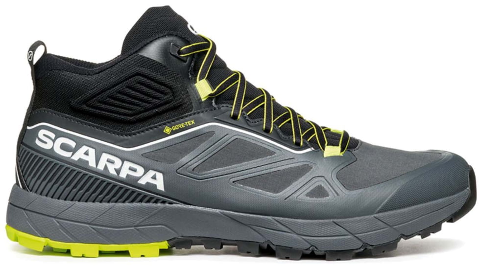 Scarpa Rapid Mid GTX Shoes - Mens, Anthracite/Acid Lime, 44.5, 72694/200-AntAlim-44.5