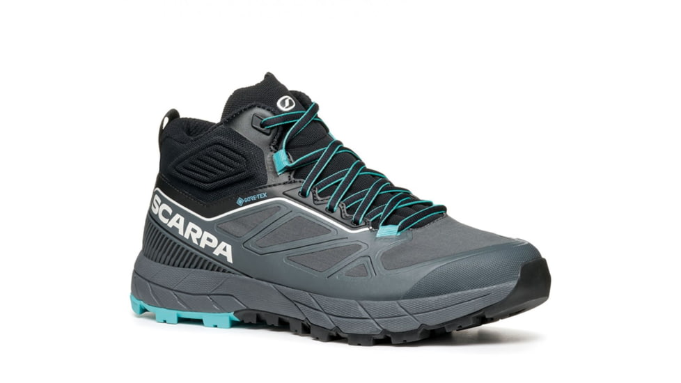 Scarpa Rapid Mid GTX Shoes - Womens, Anthracite/Turquoise, 41, 72694/202-AntTurq-41