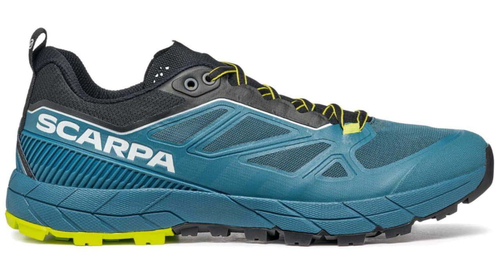 Scarpa Rapid Trail Running Shoes - Mens, Blue/Acid Lime, 44.5, 72701/350-BluAlim-44.5
