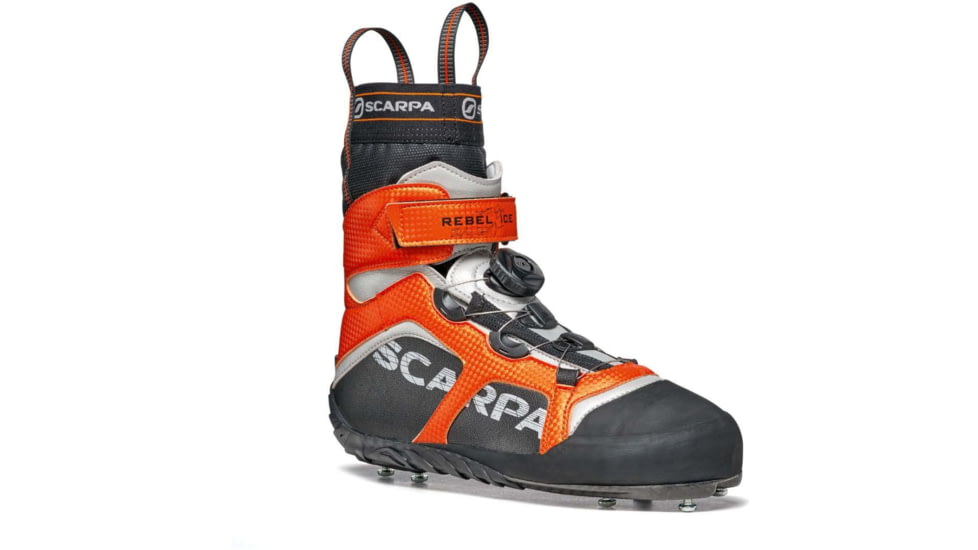Scarpa Rebel Ice Mountaineering Boots - Mens, Black/Orange, Medium, 38, 70900/000-BlkOrg-38
