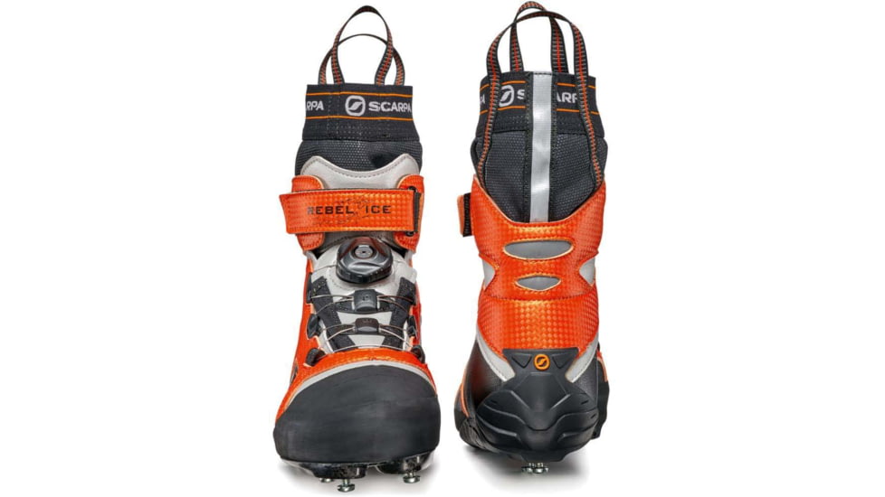 Scarpa Rebel Ice Mountaineering Boots - Mens, Black/Orange, Medium, 38, 70900/000-BlkOrg-38