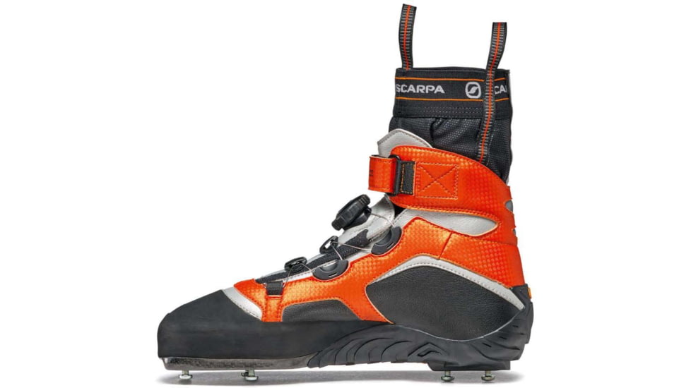 Scarpa Rebel Ice Mountaineering Boots - Mens, Black/Orange, Medium, 38, 70900/000-BlkOrg-38