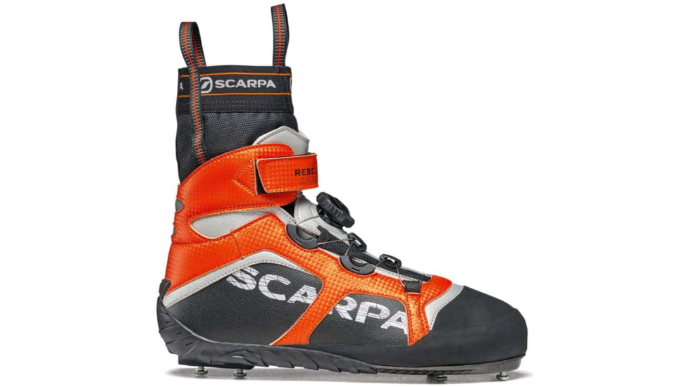 Scarpa Rebel Ice Mountaineering Boots - Men's, Black/Orange, Medium, 38, Black/Orange, 38, 70900/000-BlkOrg-38