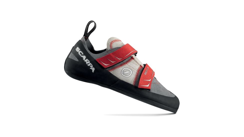 Scarpa Reflex Climbing Shoe - Men's-8 US / 41 EU-Smoke/Parrot