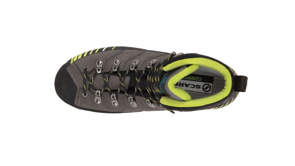 Scarpa Ribelle HD Mountaineering Boots - Mens, Titanium/Lime, Medium, 43, 71085/250.4-TitLim-43