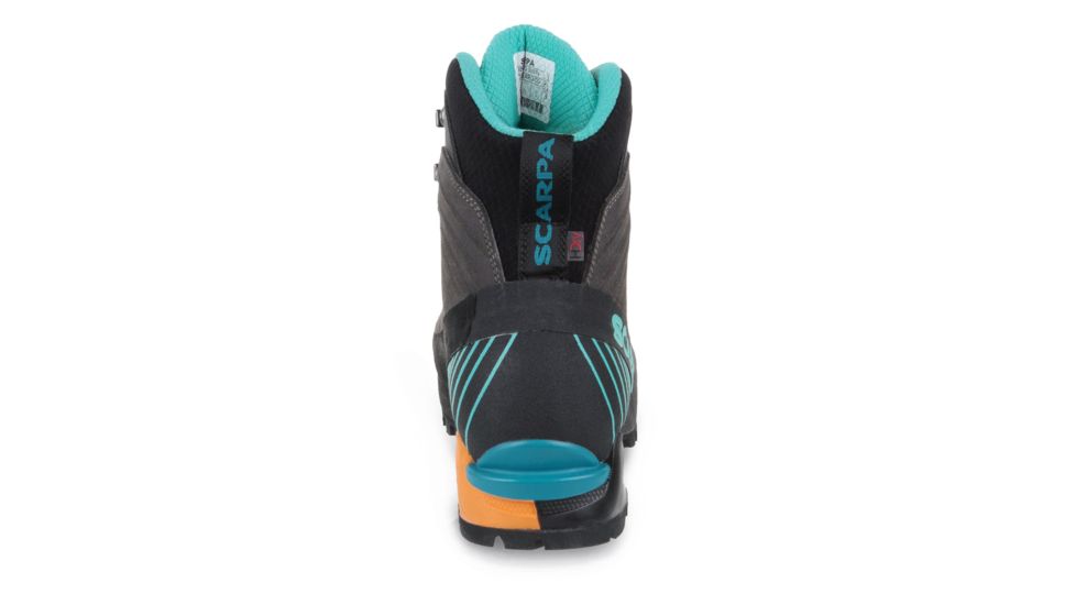 Scarpa Ribelle HD Mountaineering Boots - Womens, Titanium/Aqua, Medium, 37, 71085/252.4-TitAqua-37