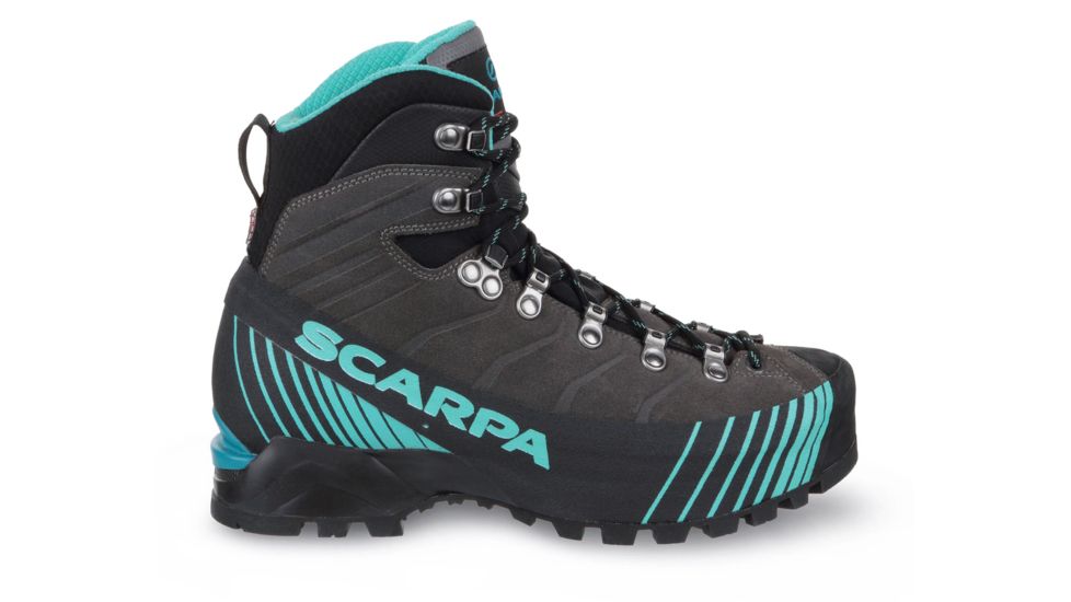 Scarpa Ribelle HD Mountaineering Shoes - Women's, Titanium/Aqua, 37, 71087/252.2-TitAqua-37