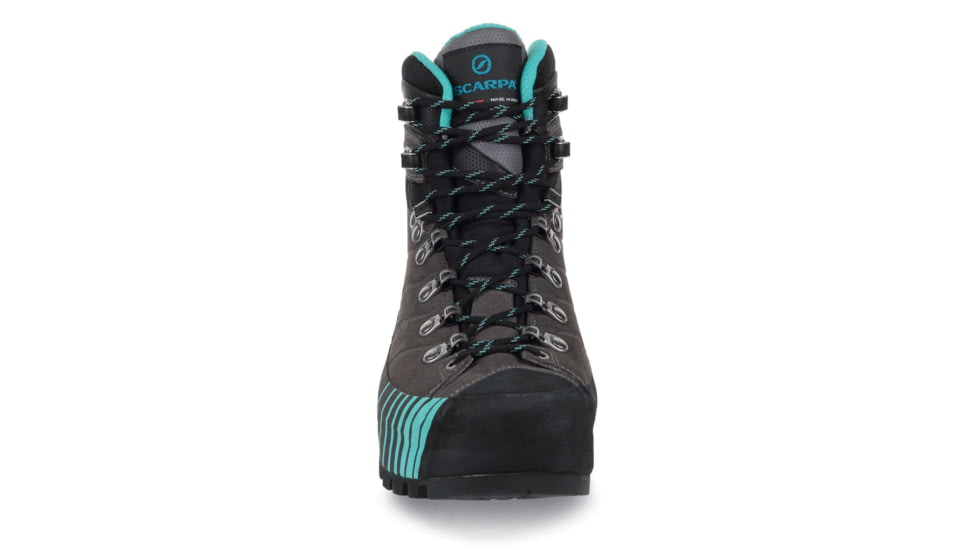Scarpa Ribelle HD Mountaineering Boots - Womens, Titanium/Aqua, Medium, 41, 71085/252.4-TitAqua-41