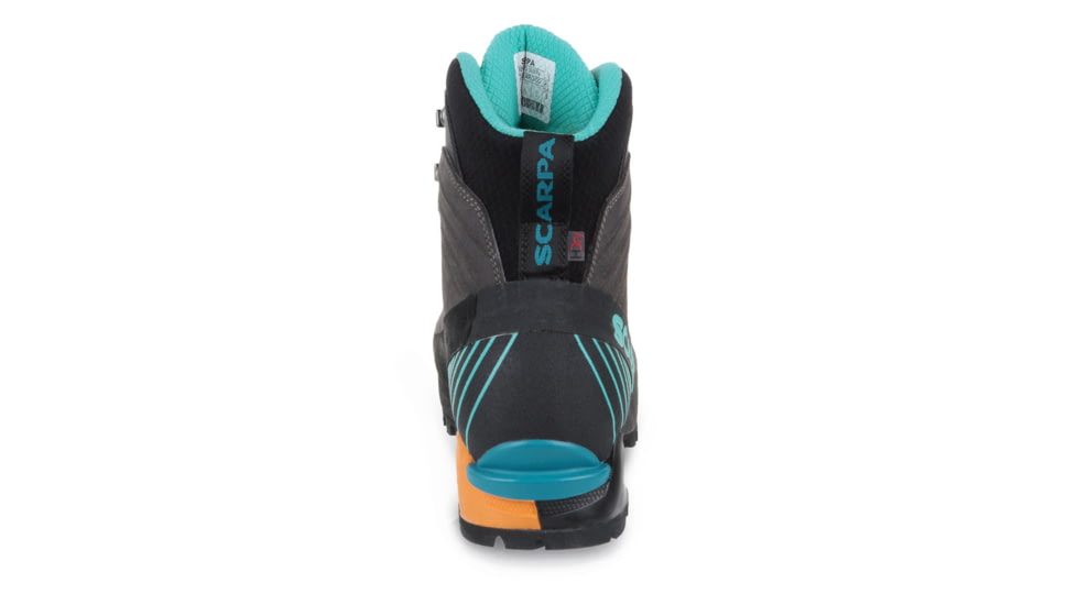 Scarpa Ribelle HD Mountaineering Boots - Womens, Titanium/Aqua, Medium, 41, 71085/252.4-TitAqua-41