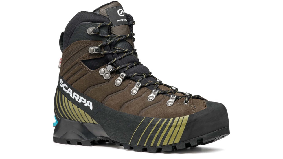 Scarpa Ribelle HD Mountaineering Shoes - Mens, Cocoa/Moss, 48, 71088/250-CocMoss-48