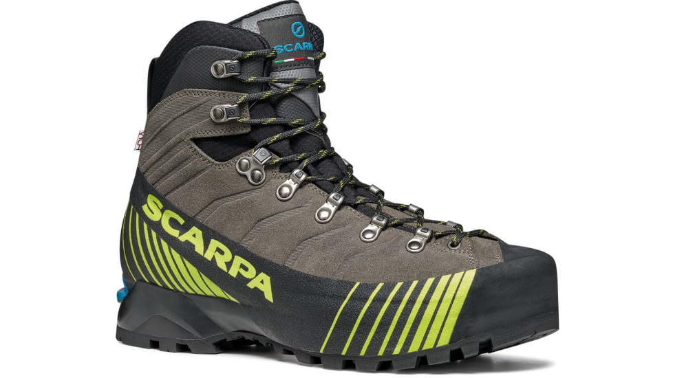 Scarpa Ribelle HD Mountaineering Shoes - Mens, Titanium/Lime, 45, 71087/250.2-TitLim-45