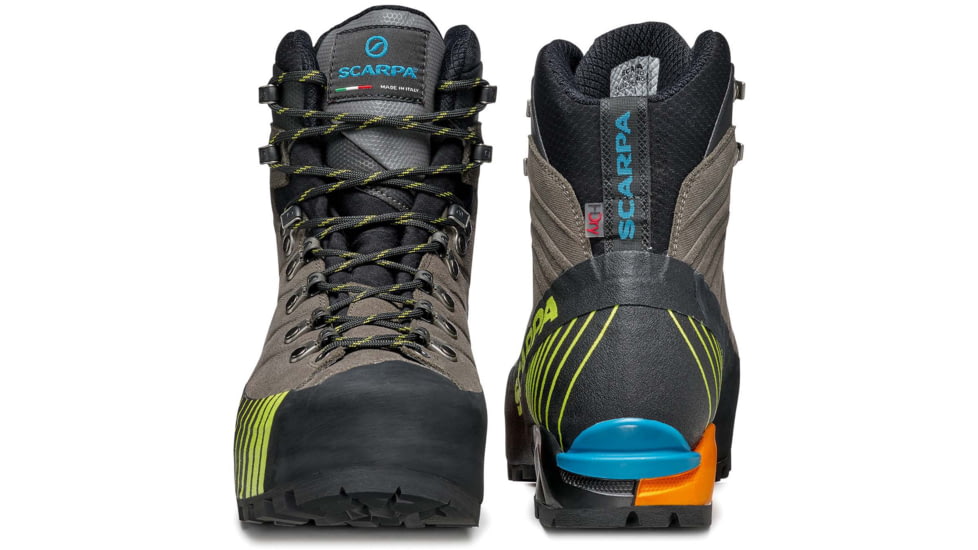 Scarpa Ribelle HD Mountaineering Shoes - Mens, Titanium/Lime, 45, 71087/250.2-TitLim-45