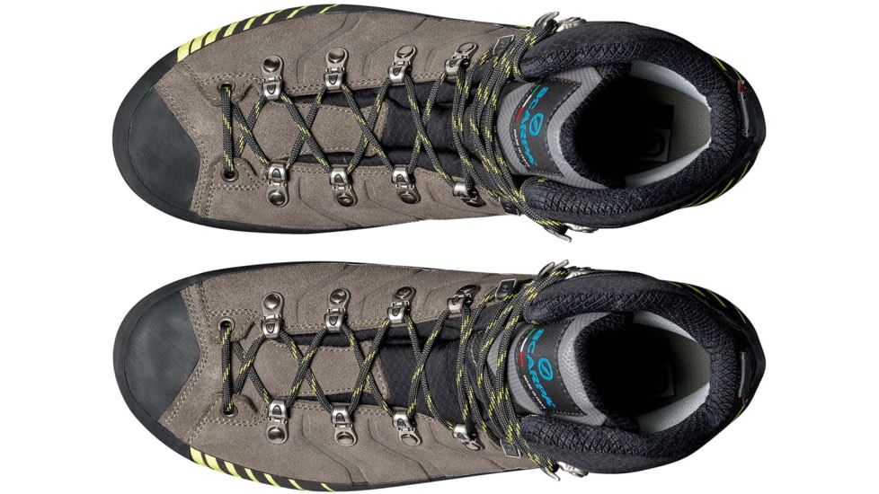 Scarpa Ribelle HD Mountaineering Shoes - Mens, Titanium/Lime, 45, 71087/250.2-TitLim-45