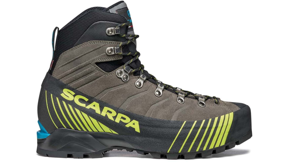 Scarpa Ribelle HD Mountaineering Shoes - Mens, Titanium/Lime, 45, 71087/250.2-TitLim-45