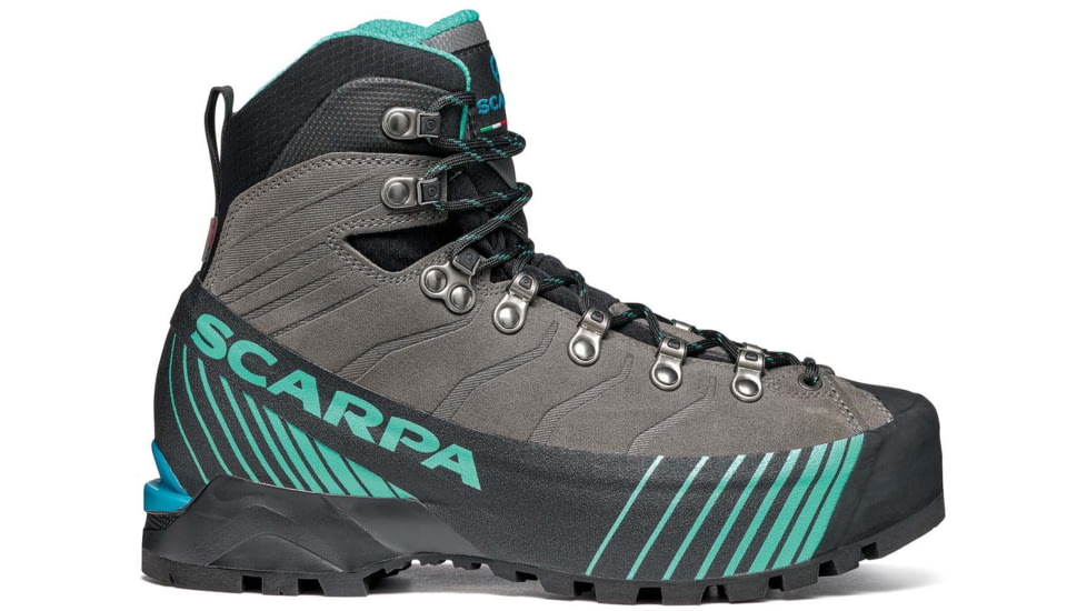 Scarpa Ribelle HD Mountaineering Shoes - Women's, Titanium/Aqua, 40.5, 71087/252.2-TitAqua-40.5