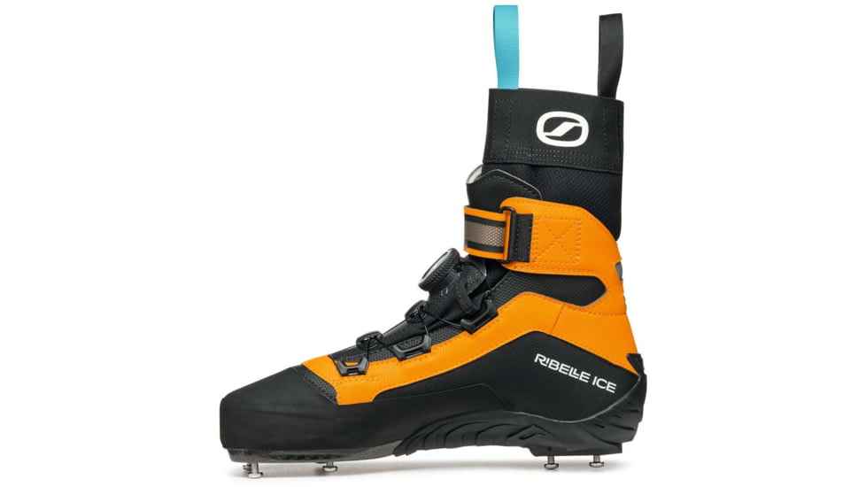 Scarpa Ribelle Ice Boots, Black/Bright Orange, 38, 71095/000-BlkBorg-38
