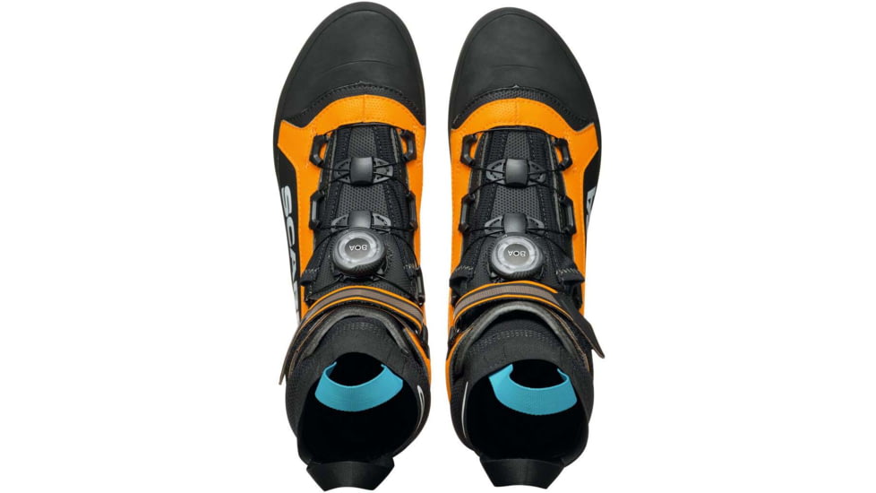 Scarpa Ribelle Ice Boots, Black/Bright Orange, 38, 71095/000-BlkBorg-38