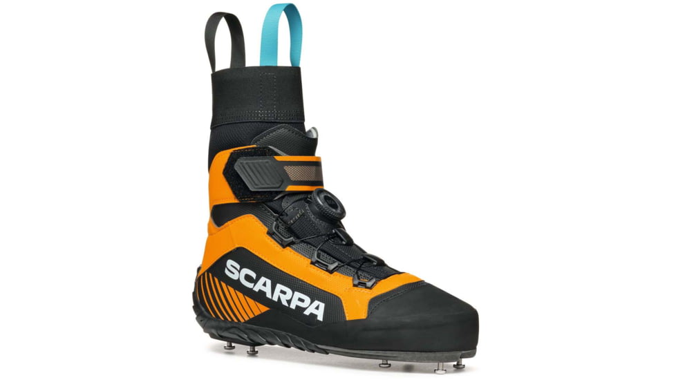 Scarpa Ribelle Ice Boots, Black/Bright Orange, 38, 71095/000-BlkBorg-38