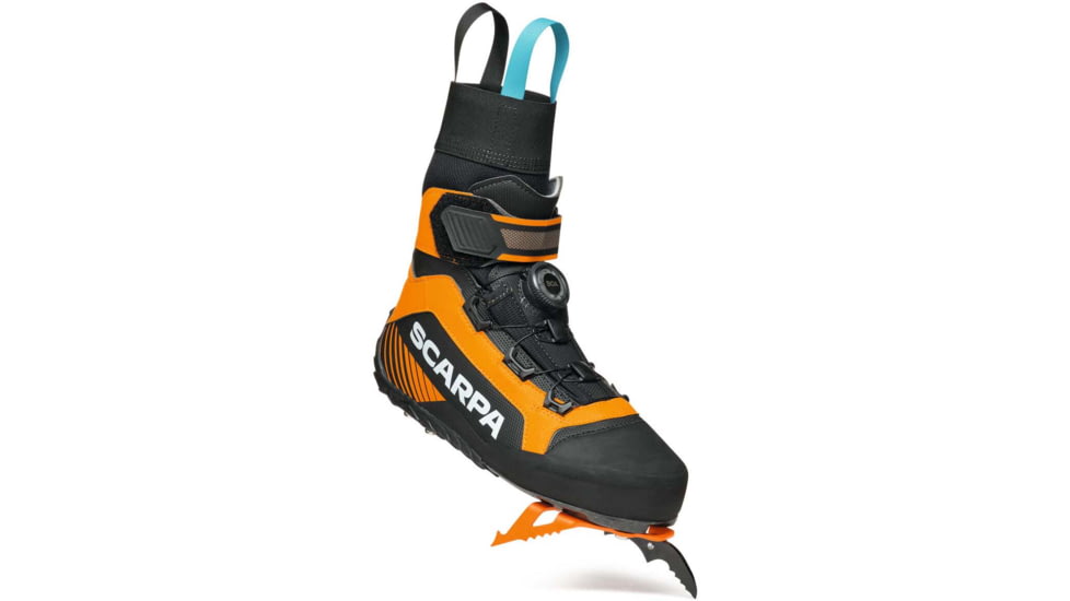 Scarpa Ribelle Ice Boots, Black/Bright Orange, 38, 71095/000-BlkBorg-38