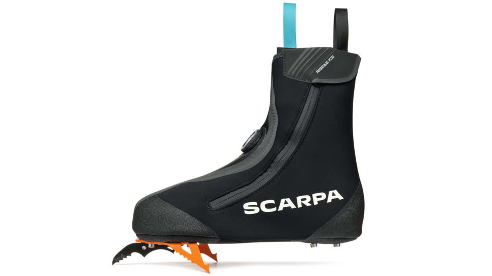 Scarpa Ribelle Ice Boots, Black/Bright Orange, 38, 71095/000-BlkBorg-38