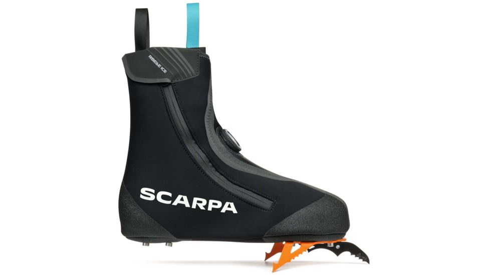 Scarpa Ribelle Ice Boots, Black/Bright Orange, 38, 71095/000-BlkBorg-38