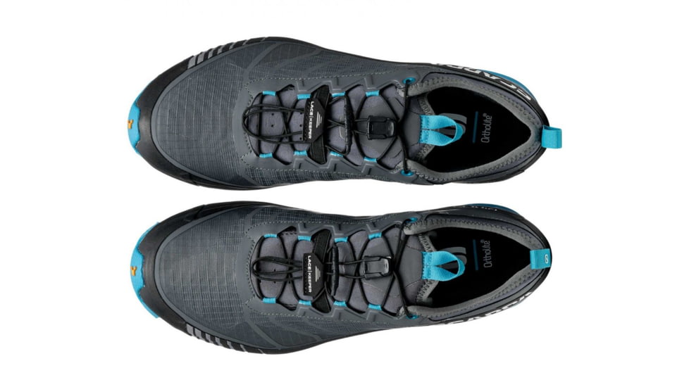 Scarpa Ribelle Run GTX Shoes - Mens, Anthracite/Lake Blue, 44, 33071/201-AntLblu-44