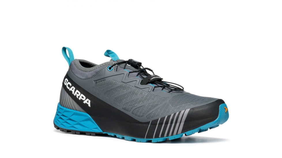 Scarpa Ribelle Run GTX Shoes - Mens, Anthracite/Lake Blue, 44, 33071/201-AntLblu-44