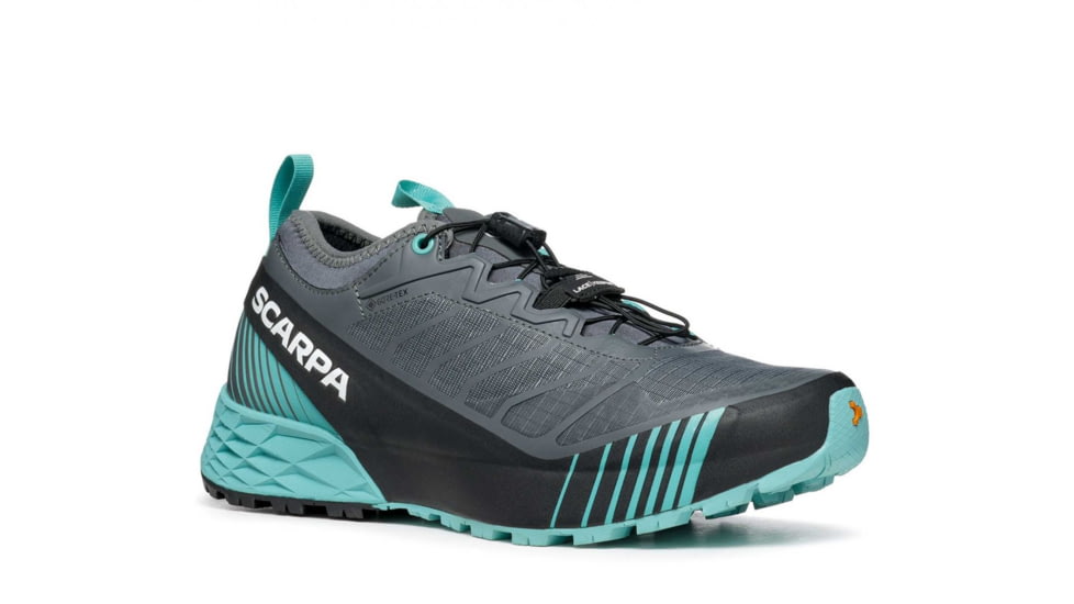Scarpa Ribelle Run GTX Shoes - Womens, Anthracite/Turquoise, 38, 33071/202-AntTurq-38