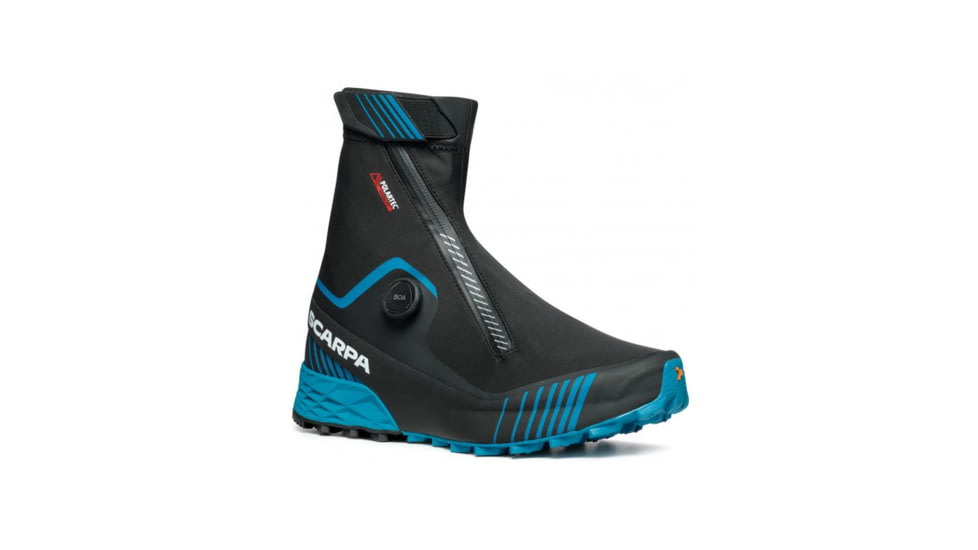 Scarpa Ribelle Run Kalibra G Shoes, Black/Azure, 44.5, 33081/350-BlkAzr-44.5