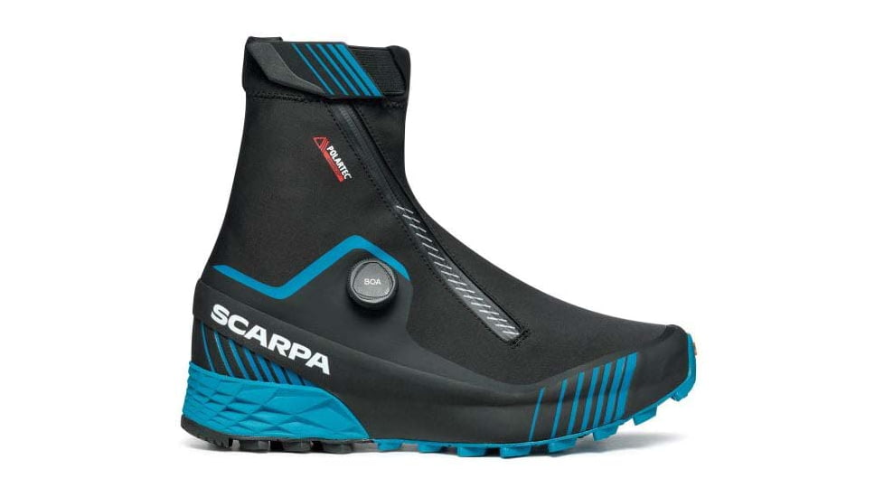 Scarpa Ribelle Run Kalibra G Shoes, Black/Azure, 44.5, 33081/350-BlkAzr-44.5
