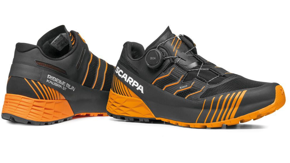 Scarpa Ribelle Run Kalibra HT Shoes - Mens, Black/Orange, 42.5, 33084/350-BlkOrg-42.5
