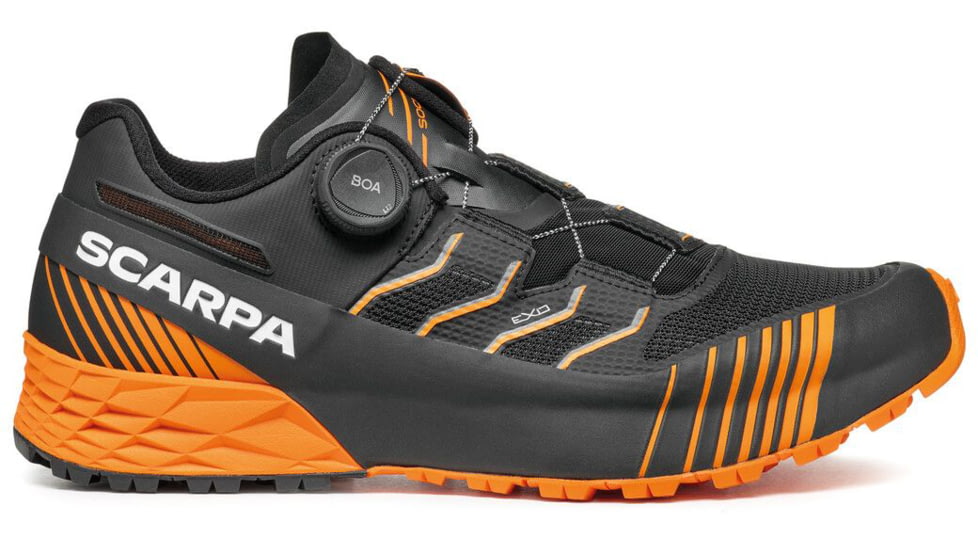 Scarpa Ribelle Run Kalibra HT Shoes - Mens, Black/Orange, 42.5, 33084/350-BlkOrg-42.5
