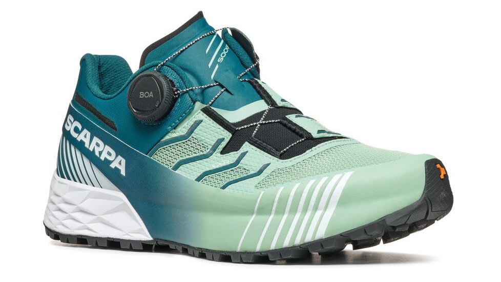 Scarpa Ribelle Run Kalibra HT Shoes - Womens, Misty Jade/Deep Lagoon, 36, 33084/352-MstJdeDpLgn-36
