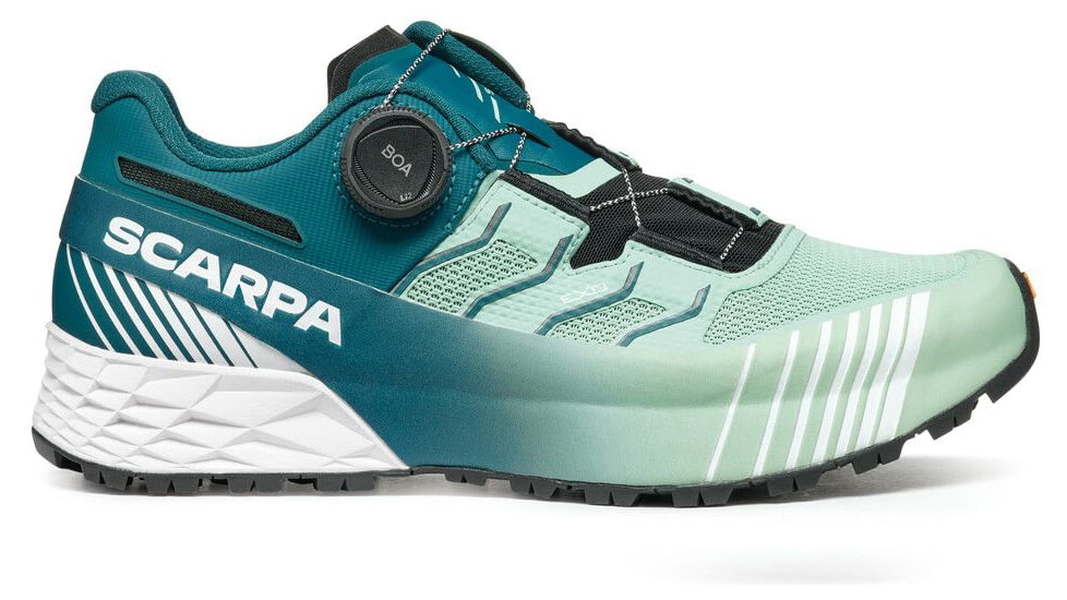Scarpa Ribelle Run Kalibra HT Shoes - Women's, Misty Jade/Deep Lagoon, 37.5, 33084/352-MstJdeDpLgn-37.5