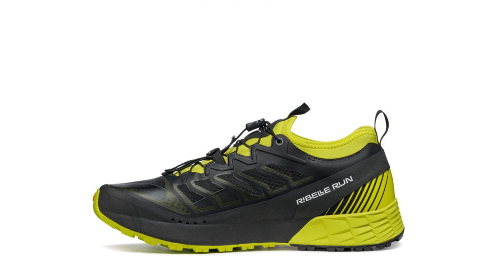 Scarpa Ribelle Run Shoes - Mens, Black/Lime, 45, 33071/351-BlkLim-45