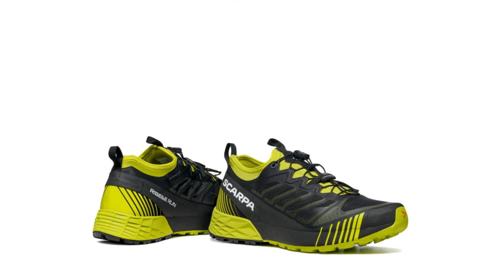 Scarpa Ribelle Run Shoes - Mens, Black/Lime, 45, 33071/351-BlkLim-45