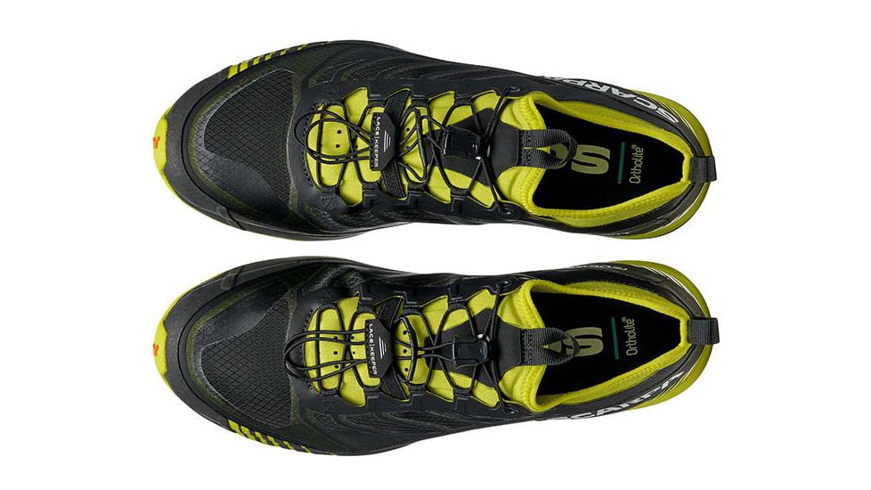 Scarpa Ribelle Run Shoes - Mens, Black/Lime, 41.5, 33078/351-BlkLim-41.5