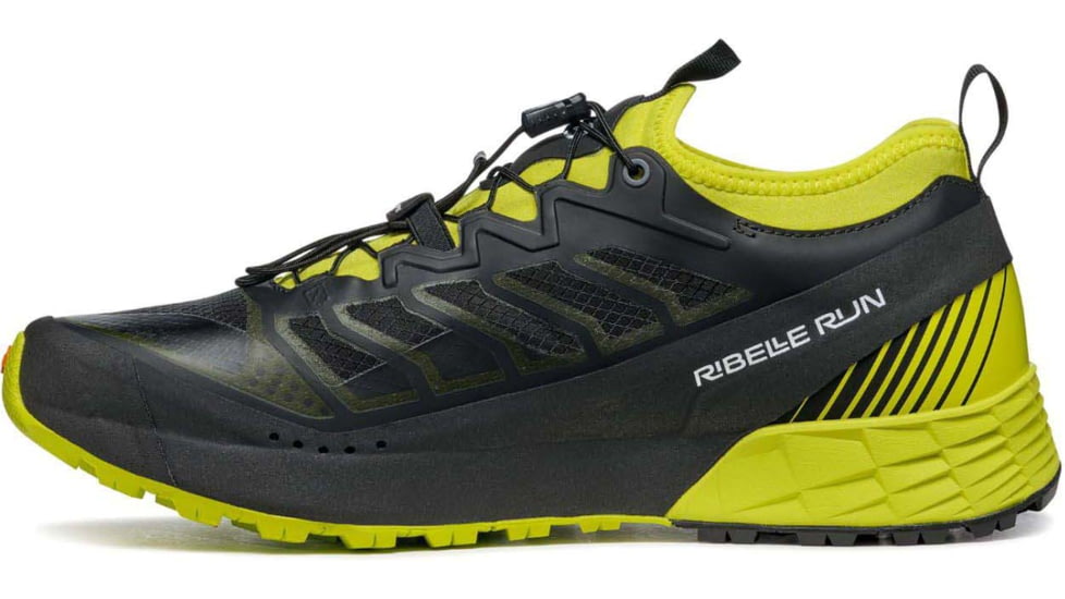 Scarpa Ribelle Run Shoes - Mens, Black/Lime, 41.5, 33078/351-BlkLim-41.5